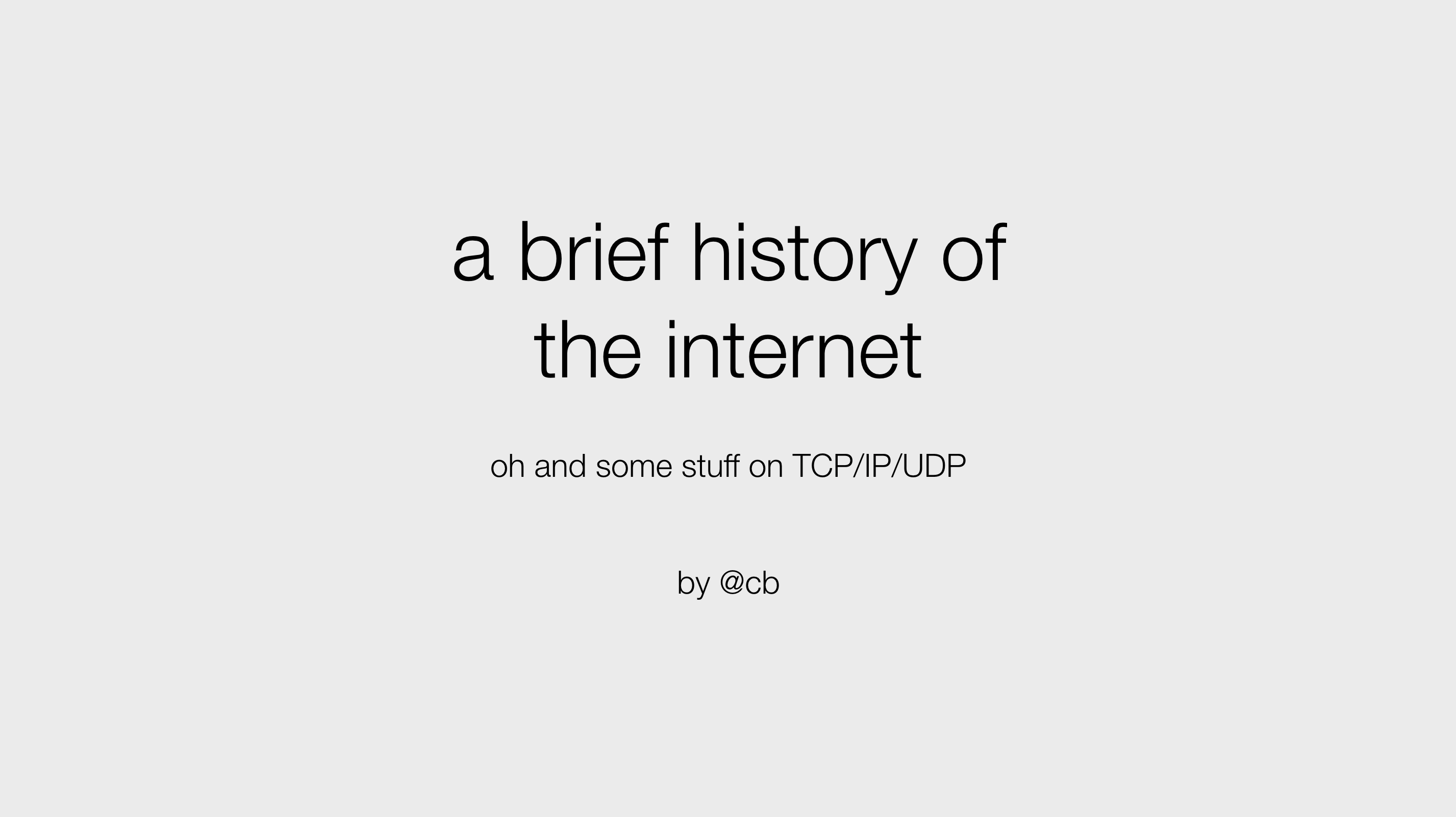 A Brief History of the Internet PDF